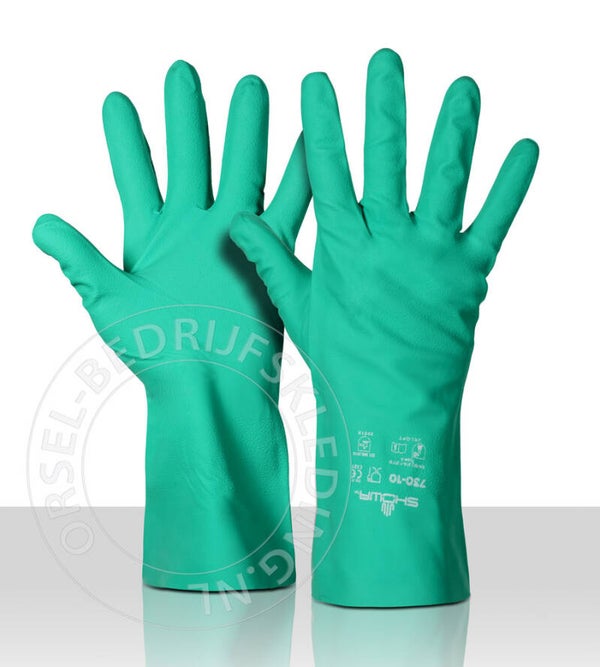 Vloeistofdichte en chemiebestendige handschoenen