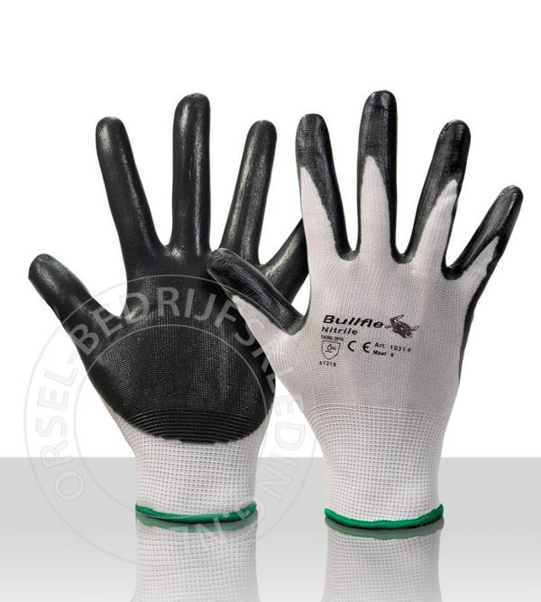 Bullflex Nitril werkhandschoenen
