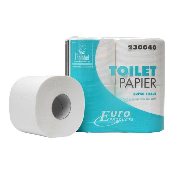 Toiletpapier Euro, cellulose - 2 laags Artikelnummer: 230040