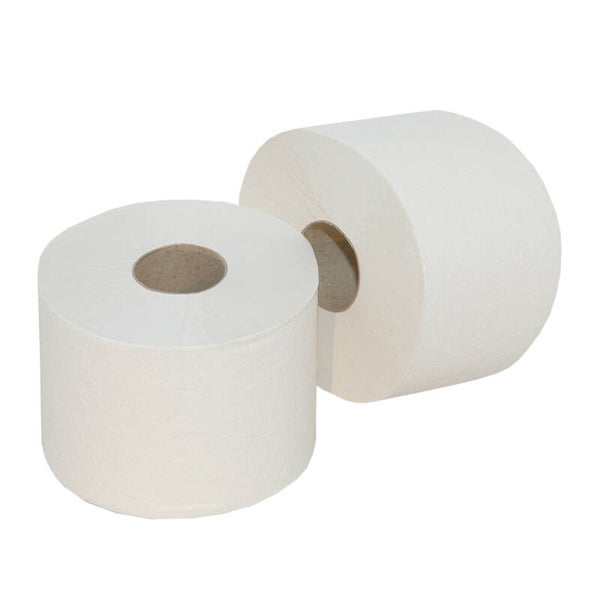 Toiletpapier Euro Compact (zonder dop), recycled naturel - 1 laags Artikelnummer: P50439