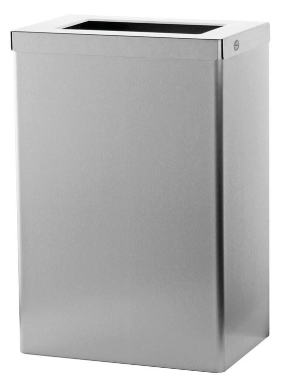 Santral classic, RVS - open afvalbak - 50 liter Artikelnummer: S1413896