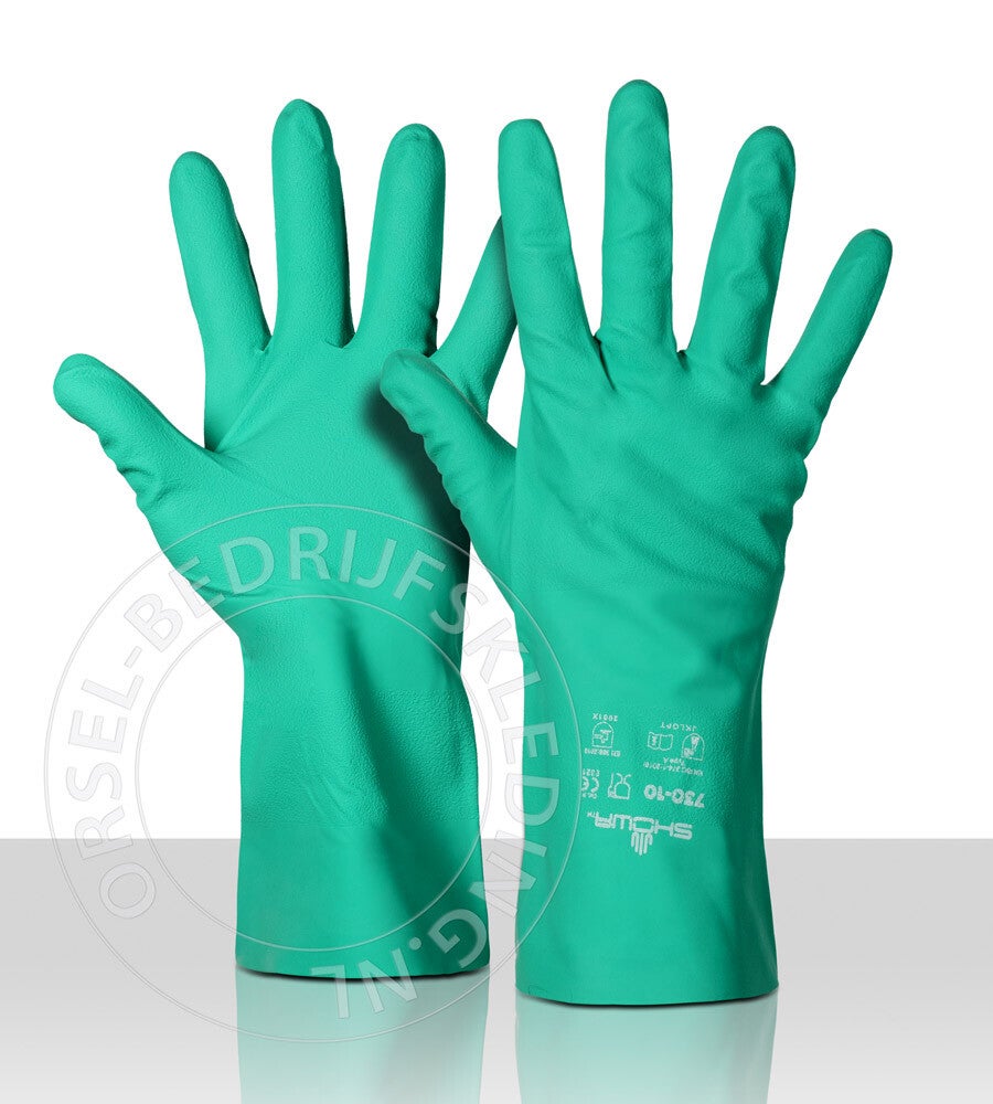 Vloeistofdichte en chemiebestendige handschoenen