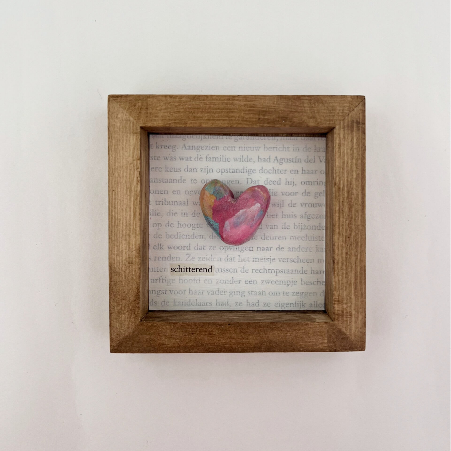 Wandwoorden Hart - Schitterend