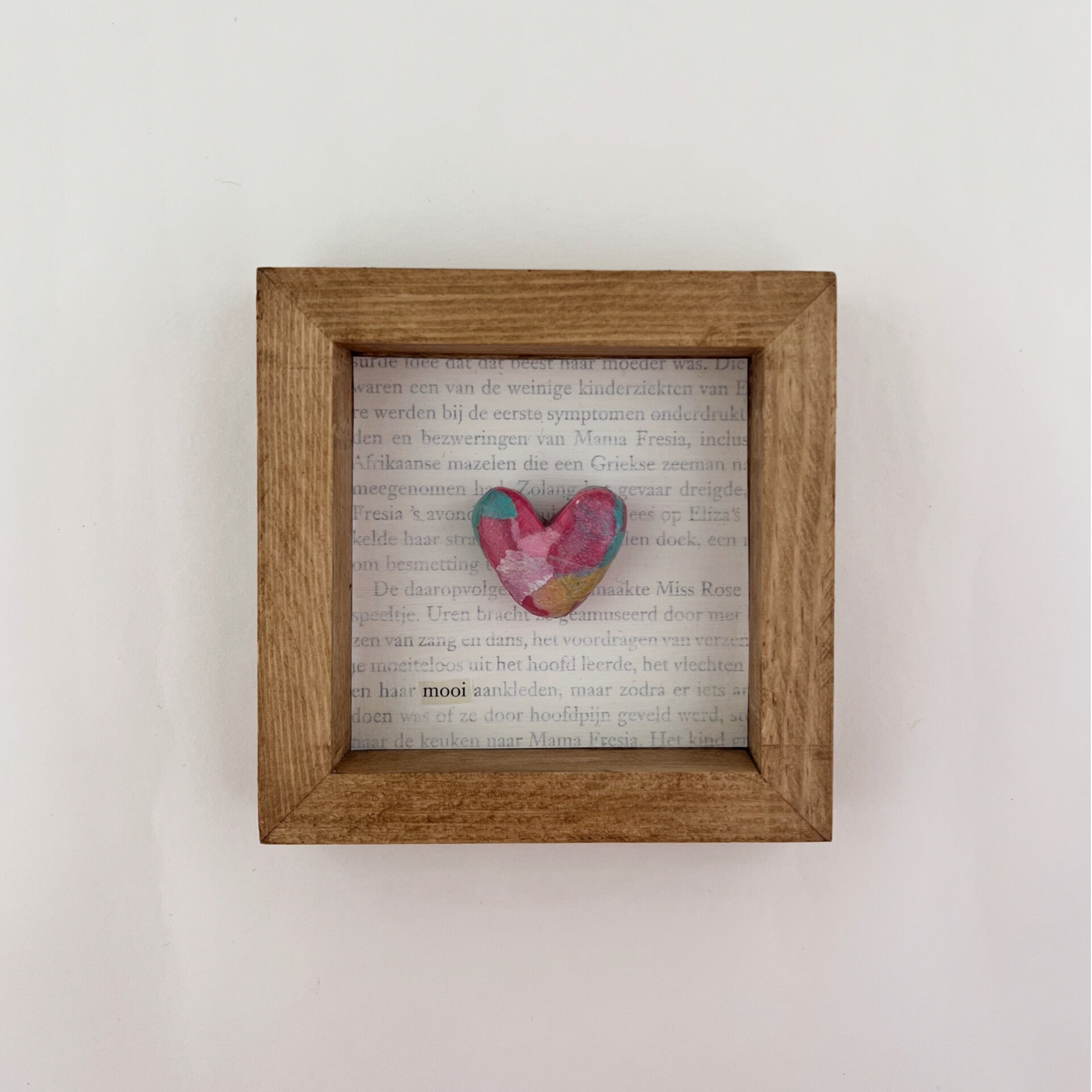 Wandwoorden Hart - Mooi