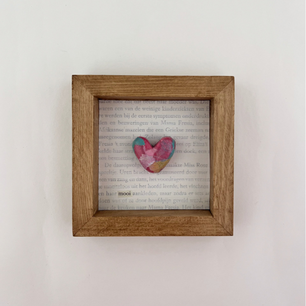 Wandwoorden Hart - Mooi