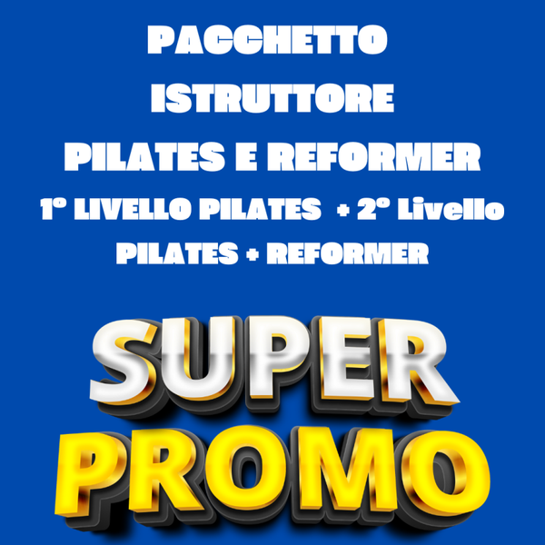 Pacchetto Istruttore Pilates e Reformer