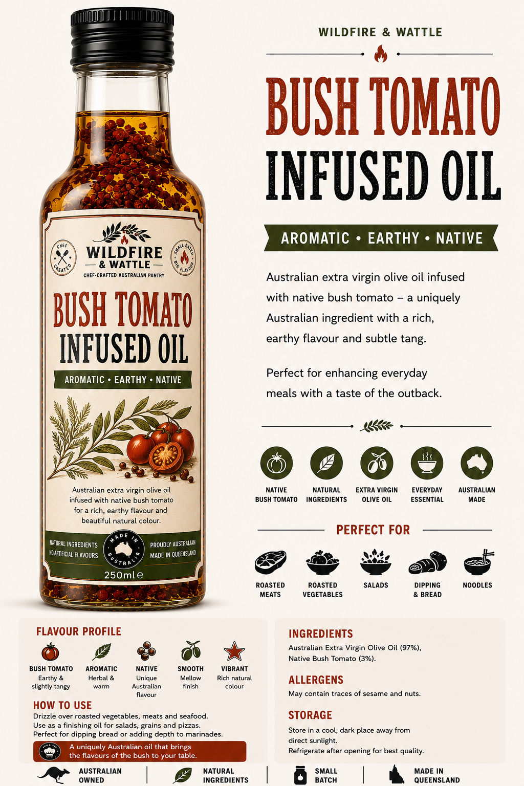 Bush Tomato Infused Oil