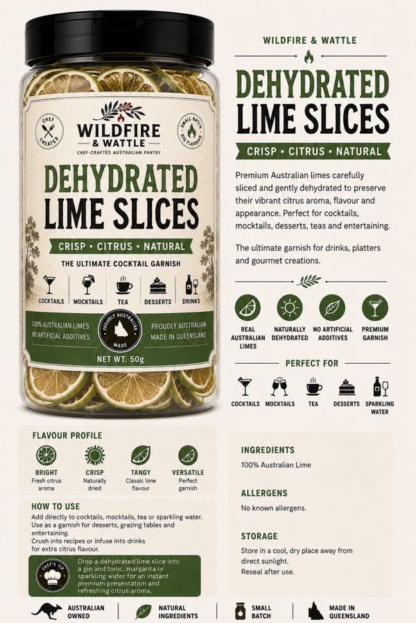 Dehydrated Lime Wheels