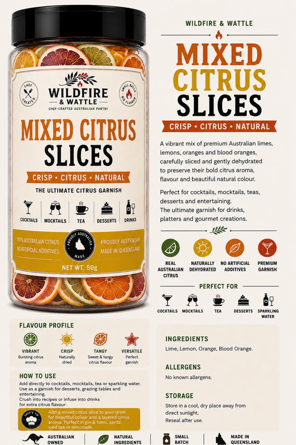 Dehydrated Mixed Citrus Wheels