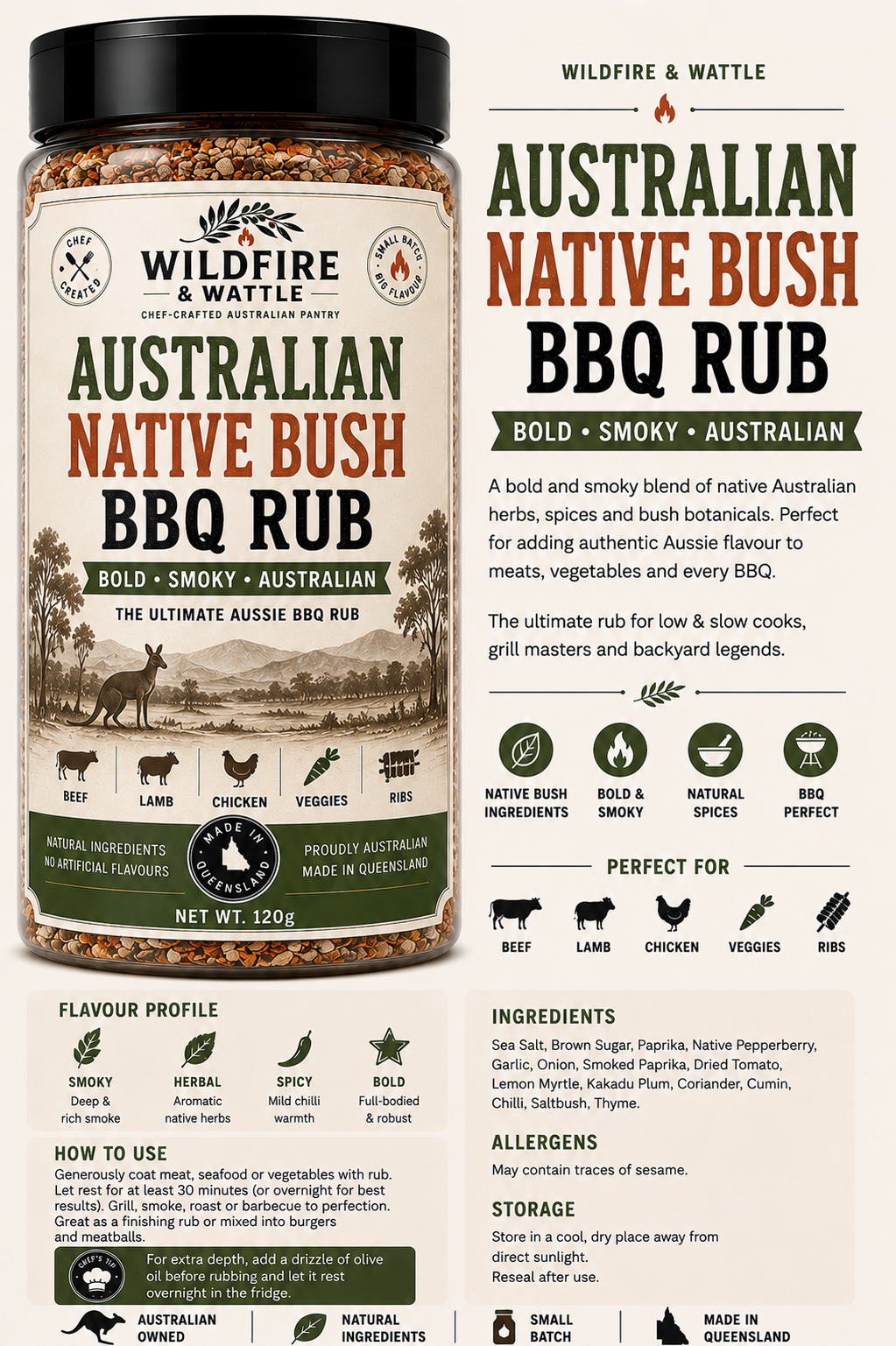 Australian Native Bush BBQ Rub
