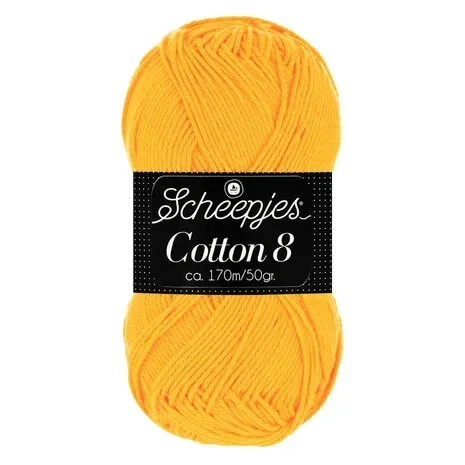 Scheepjes Cotton 8 714 Geel