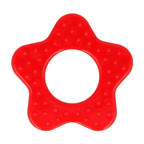 Bijtring ster Rood