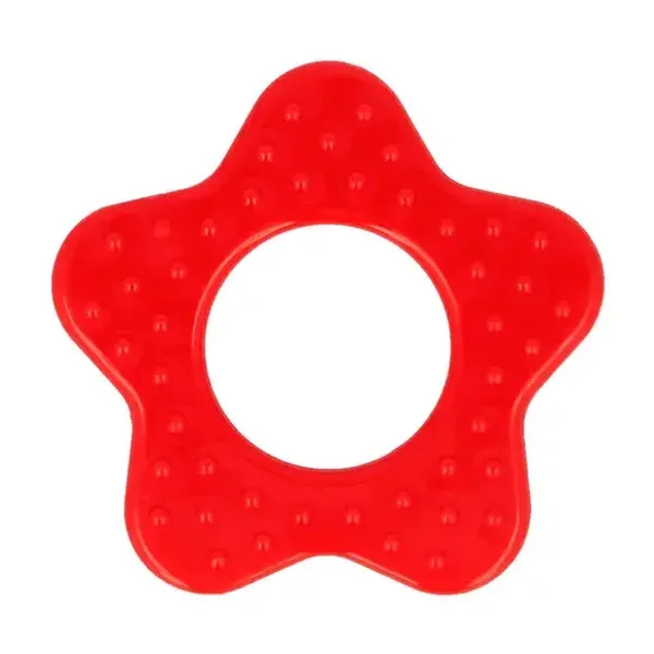 Bijtring ster Rood