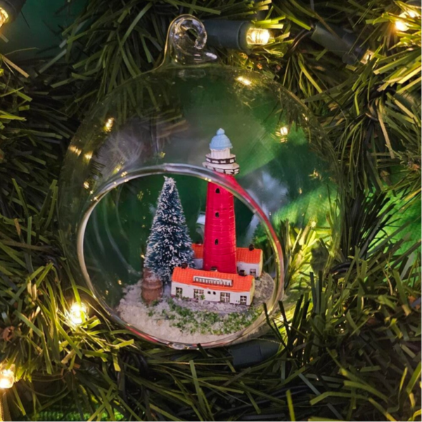 Scheveningen Kerst met tonnetjes Ø 10cm
