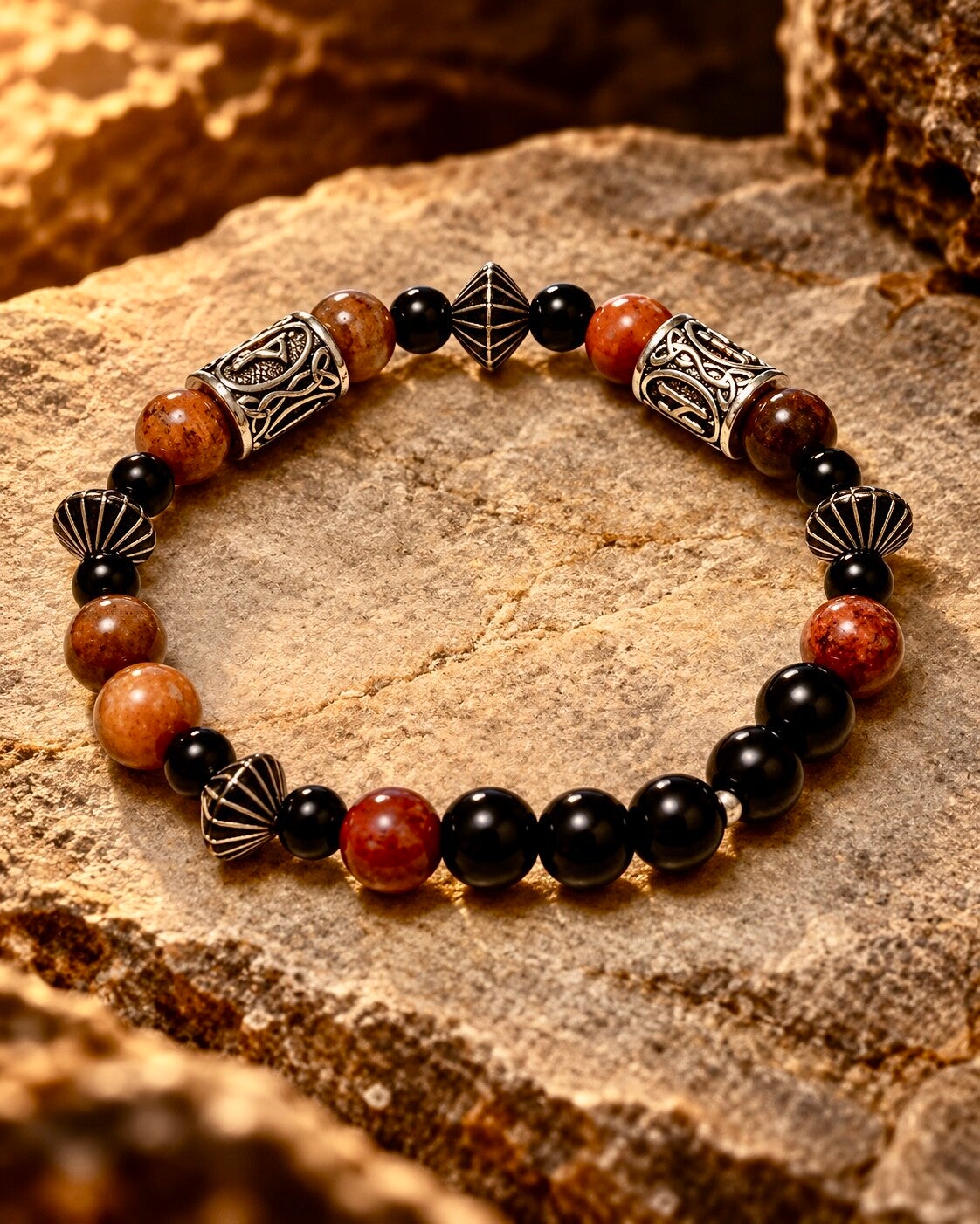 Calluna Mystica – Armband „Kraft & Standfestigkeit“