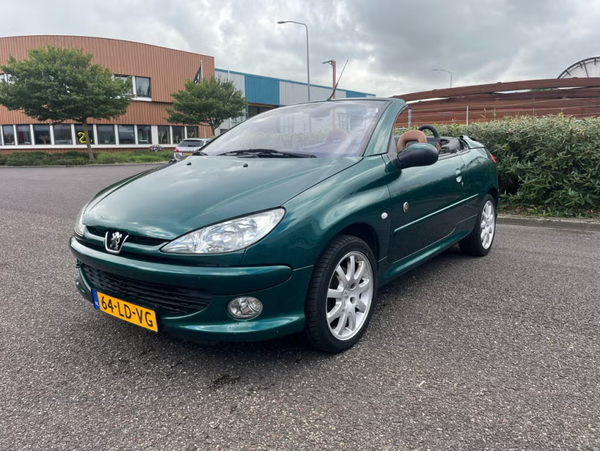 Peugeot 206 1.6 16V CC Roland Garros 2003 Groen