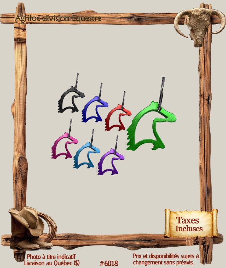 #6018 Porte-clés tête de cheval