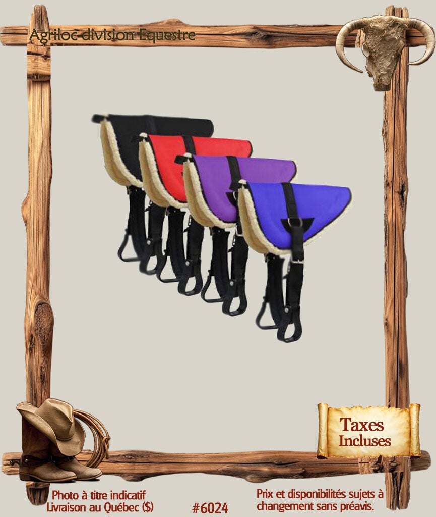 #6024 Tapis jeune/poney bareback