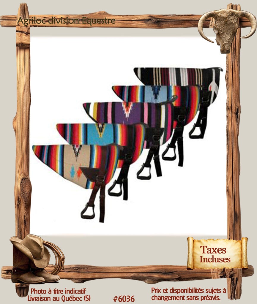 #6036 Tapis de monte à cru - bareback