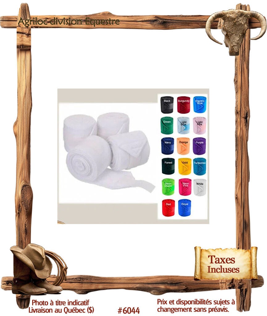 #6044 Polo Bandages - Ensemblle de 4