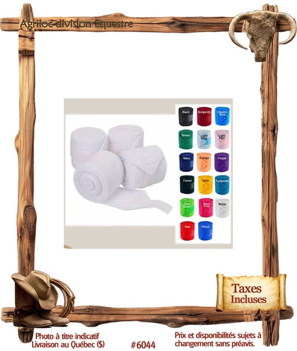 #6044 Polo Bandages - Ensemblle de 4