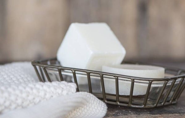 Zeepbakje vintage -glas-metaal- IB Laursen