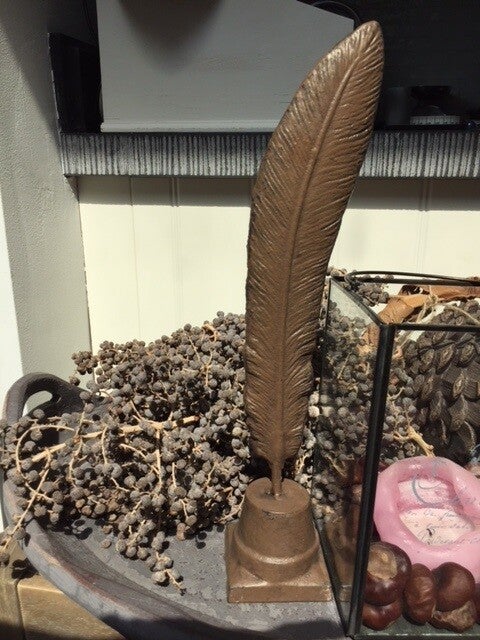 Decoratie ornament Veer