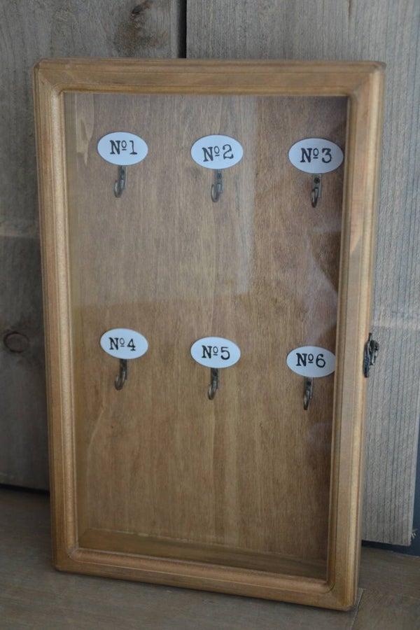 Sleutelkastjes - nat. hout -