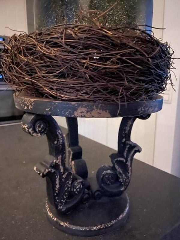 Houten Voet-Poer - Brocante -