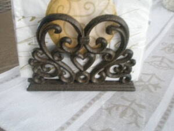 Servettenhouder - Hartje Bruin -