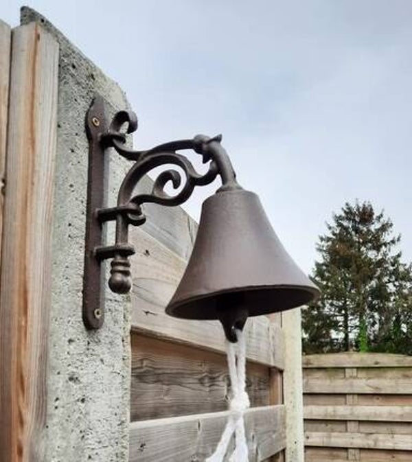 Deurbel - Authentieke sierlijk gietijzer-