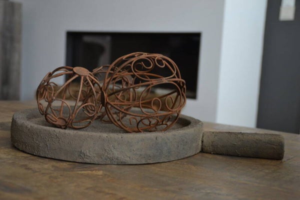 Plateau-Schaal Amuseplankje - Old Brown - Landelijk Brynxz