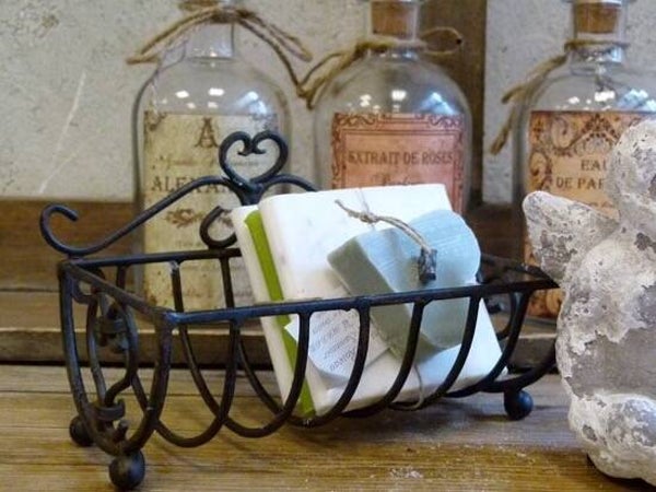 Zeepbakje - Vintage hartje- smeedijzer