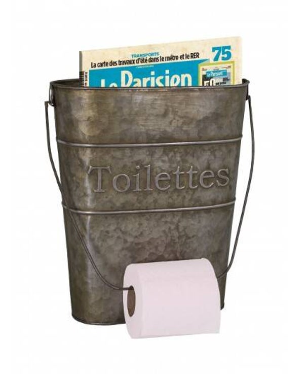 Toiletrolhouder incl. magazinehouder -Toilettes-