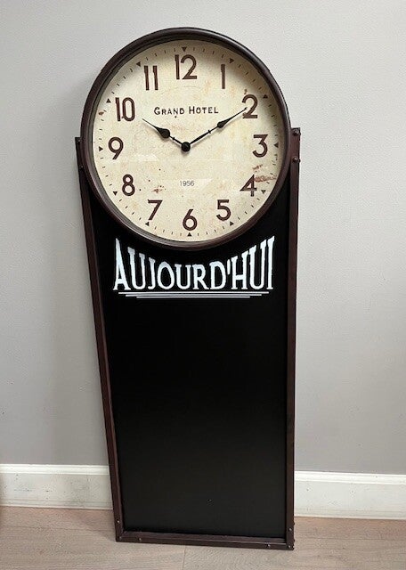 Krijtbord met Klok Landelijk