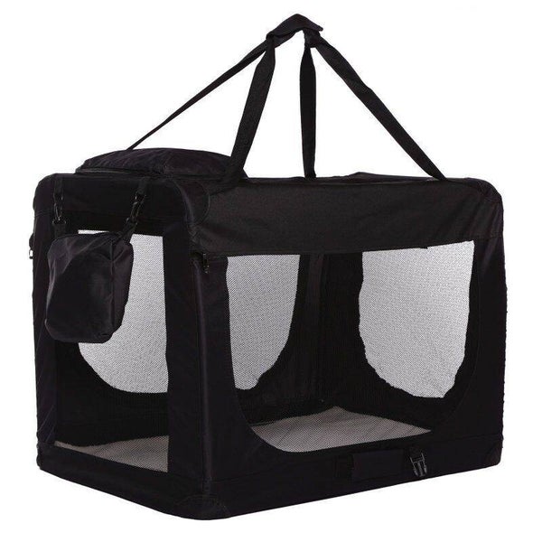 TOPMAST Faltbare Hundebox schwarz