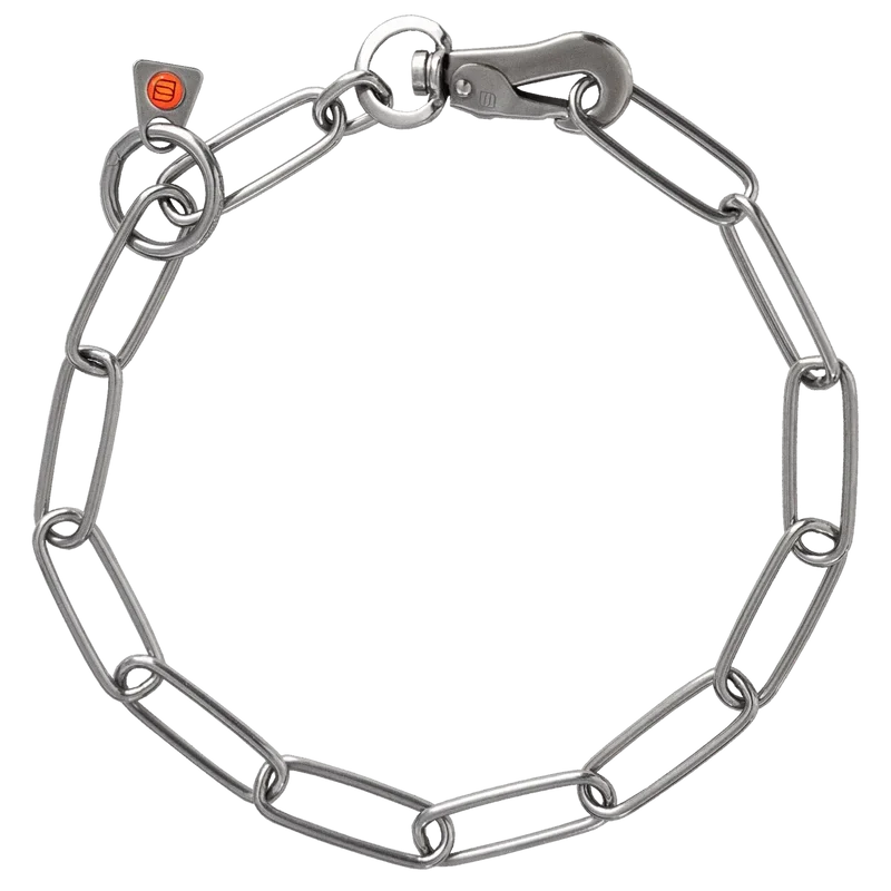 SPRENGER Halskette Edelstahl mit Karabiner langgliedrig