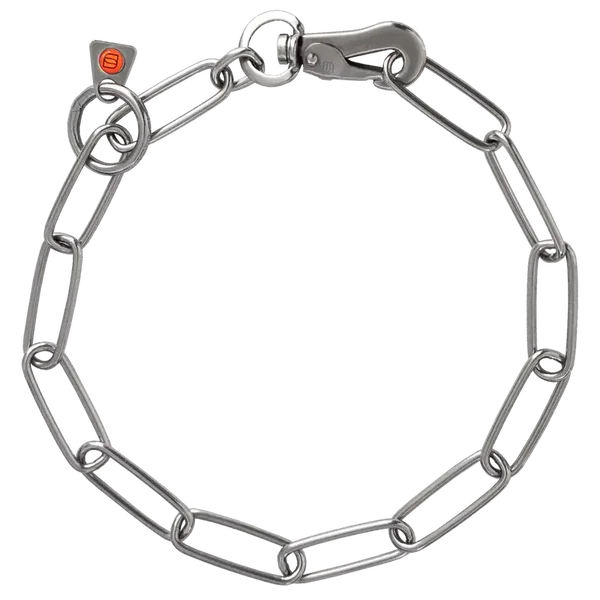SPRENGER Halskette Edelstahl mit Karabiner langgliedrig
