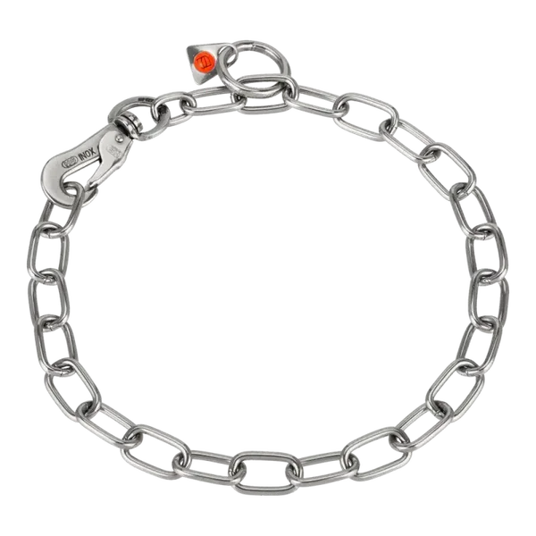 SPRENGER Halskette Edelstahl mit Karabiner kurzgliedrig