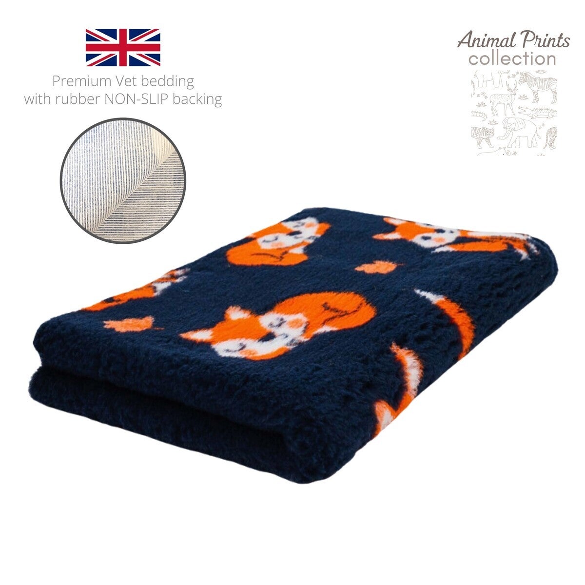 VetBed Premium Fuchs blau