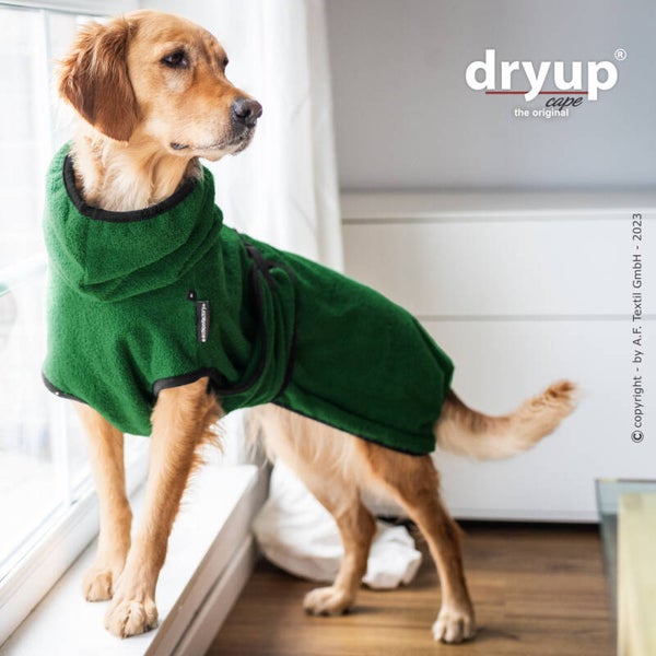 DryUp Cape Hundebademantel schwarz
