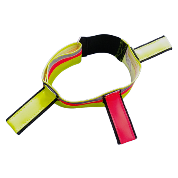 Signalhalsband Fahne gelb