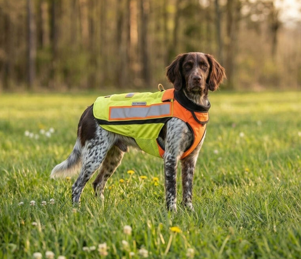 HUBERTUS Hunde-Schutzweste mit Kevlareinlage