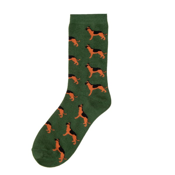 KRAWATTENDACKEL Socken Schäferhund