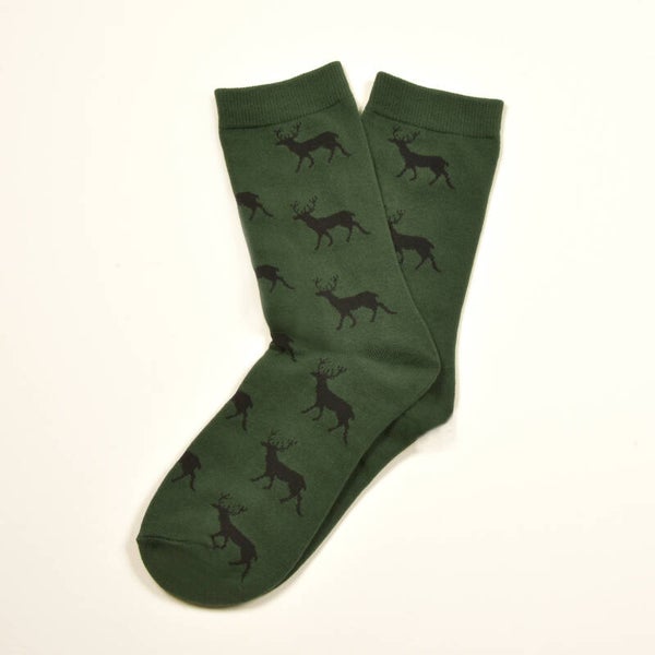 KRAWATTENDACKEL Socken Hirsch