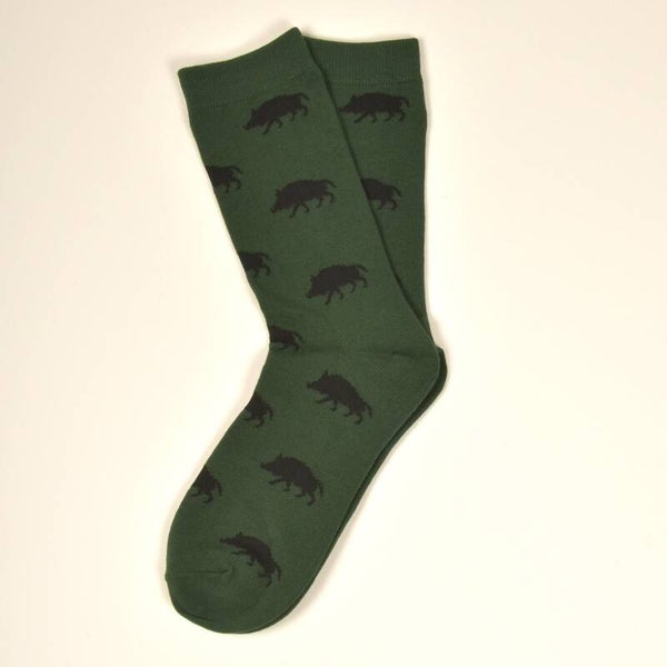 KRAWATTENDACKEL Socken Wildschwein