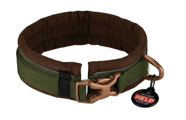 SPRENGER Halsband olivgrün-braun