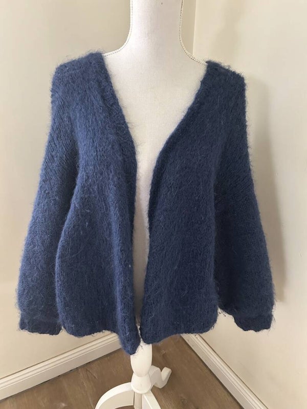 Oversized vest alpaca