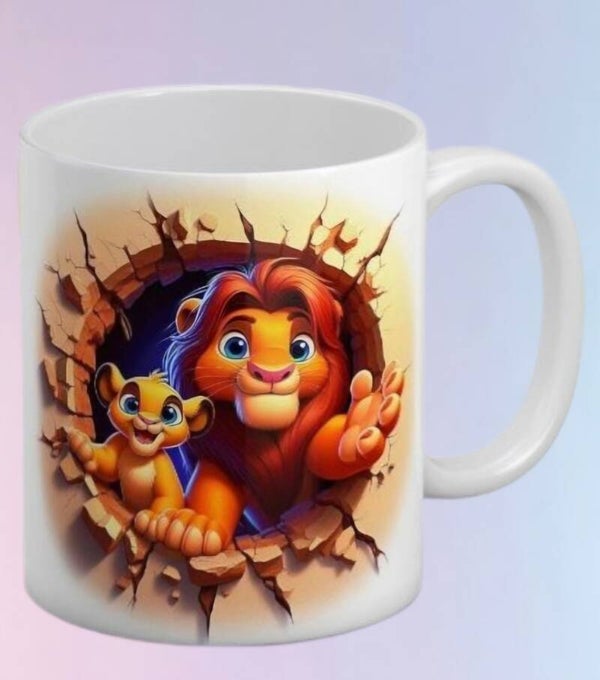 Tasse "Roi de la Savane" – Édition Familiale