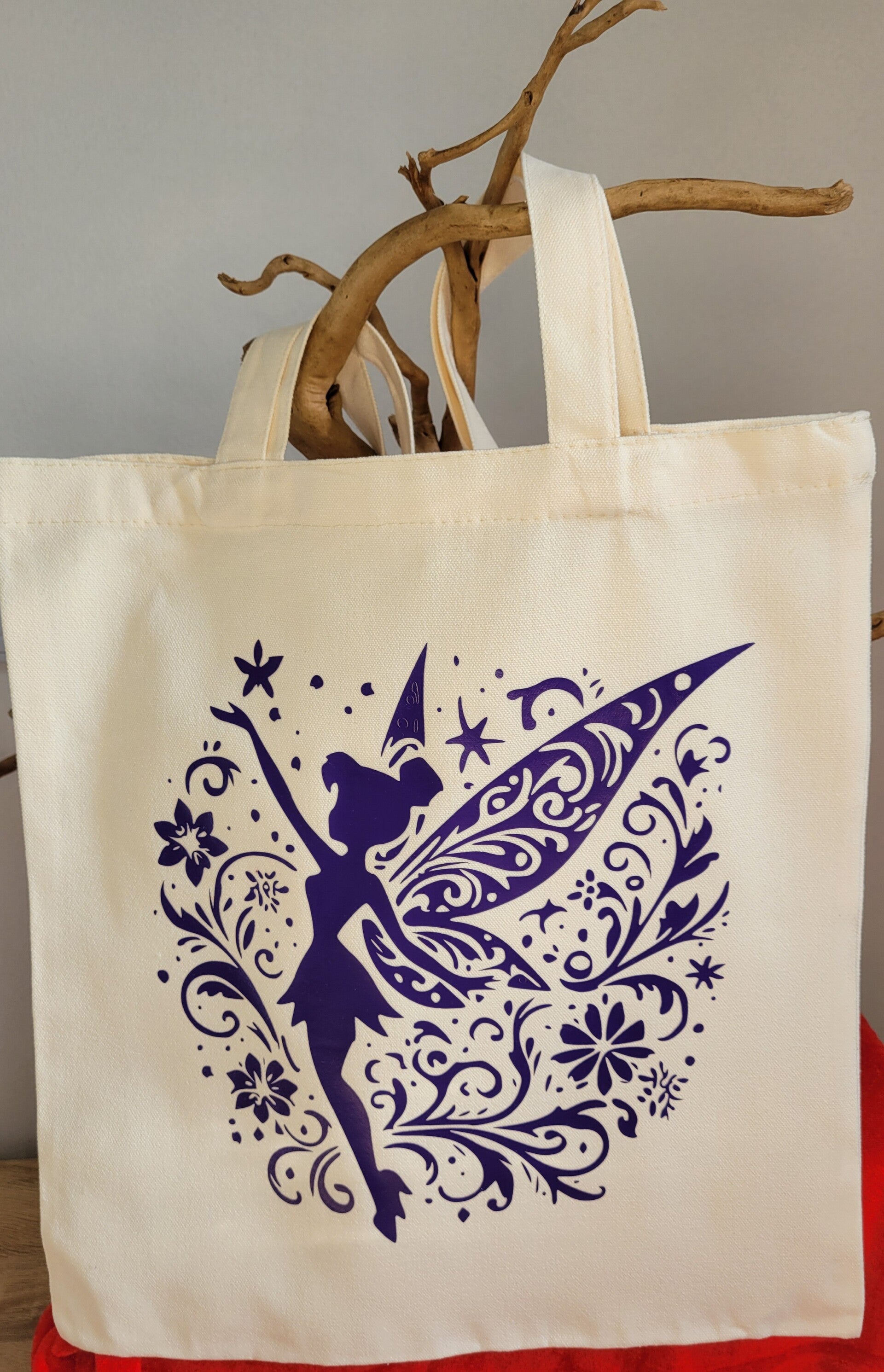 Tote Bag Fée Clochette Florale